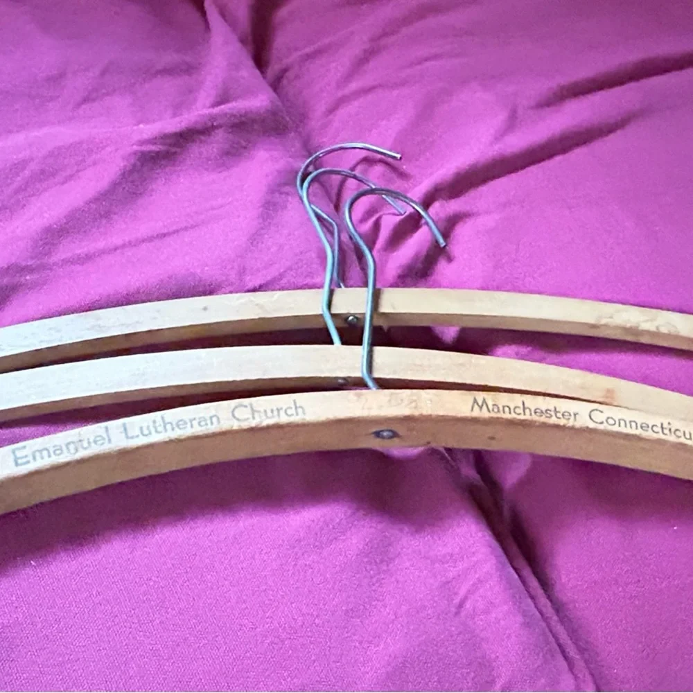 Vintage (50’s)Wooden Hangers